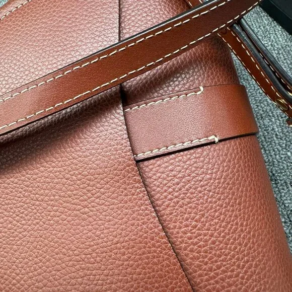 100% Authentic Chloe Suede Darryl Saddle Shoulder Bag - Picture 9 of 14